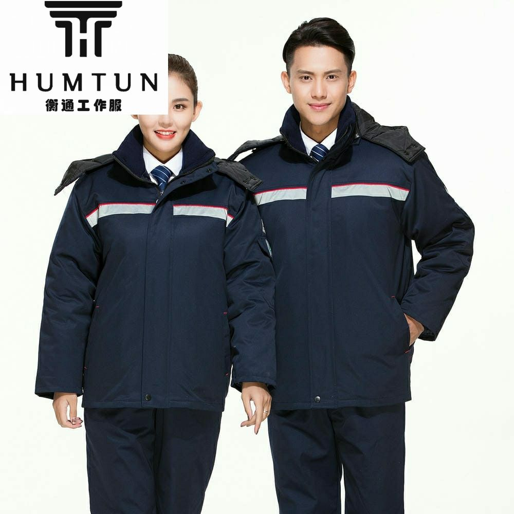 冬季防靜電全線卡可脫卸棉膽 短款棉衣 工裝定制